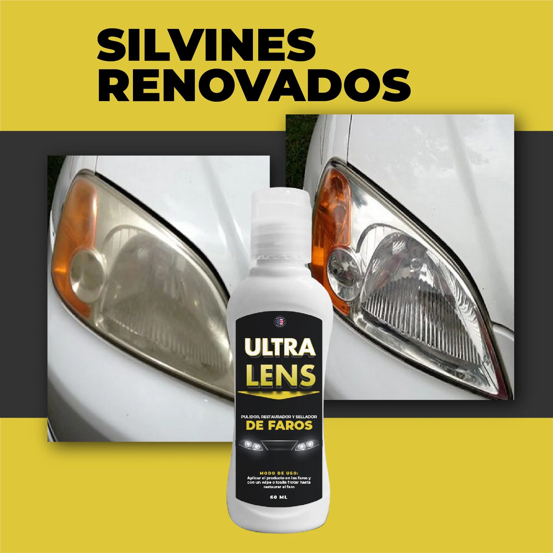 REPARADOR DE FAROLAS DE CARRO O MOTO + Envio Gratis